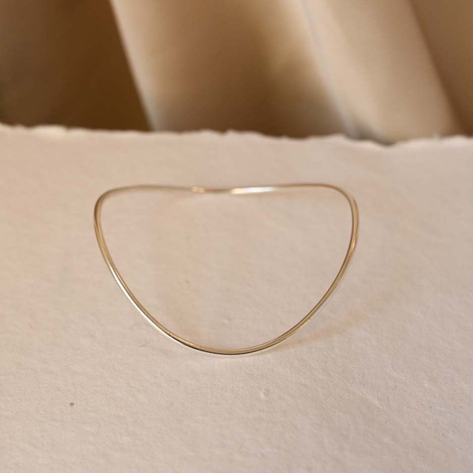 Silver Flow Bangle