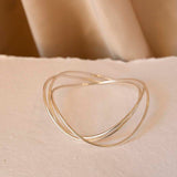 Silver Flow Bangle