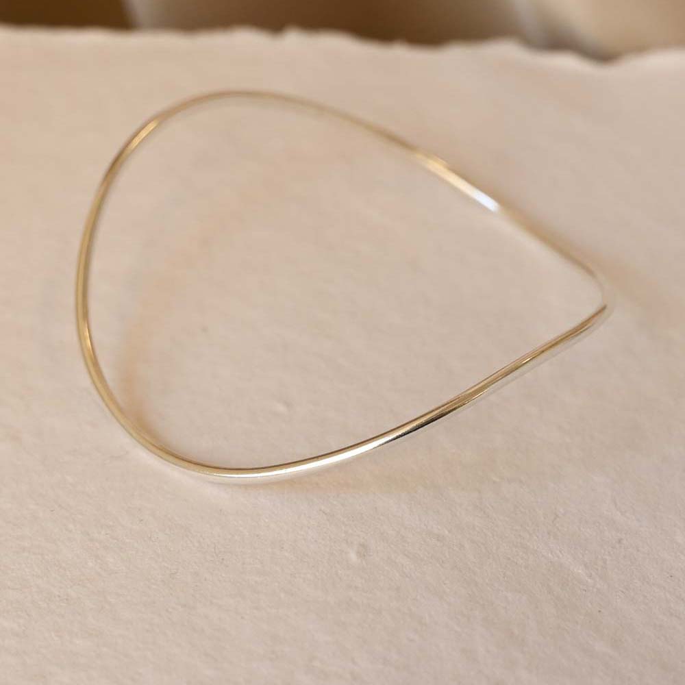 Silver Flow Bangle