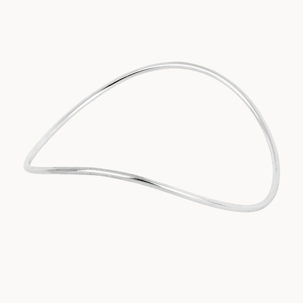 Silver Flow Bangle