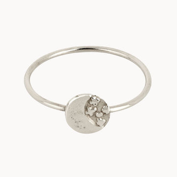 Silver Moonlight Ring