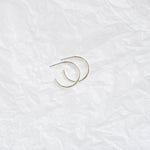Silver Small Delicate Hoop Earrings