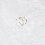 Silver Small Delicate Hoop Earrings