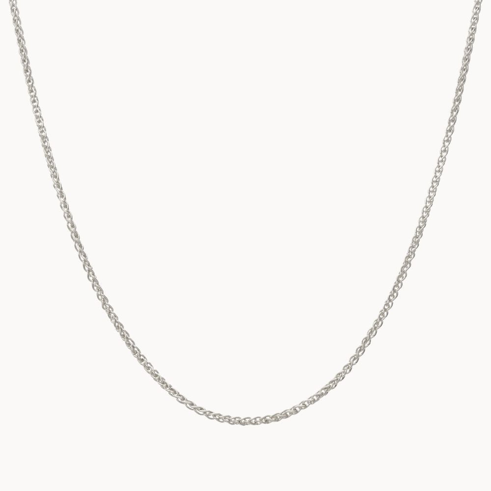 Silver Spiga Layering Necklace