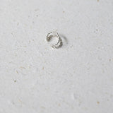 Silver Twisted Double Ear Cuff